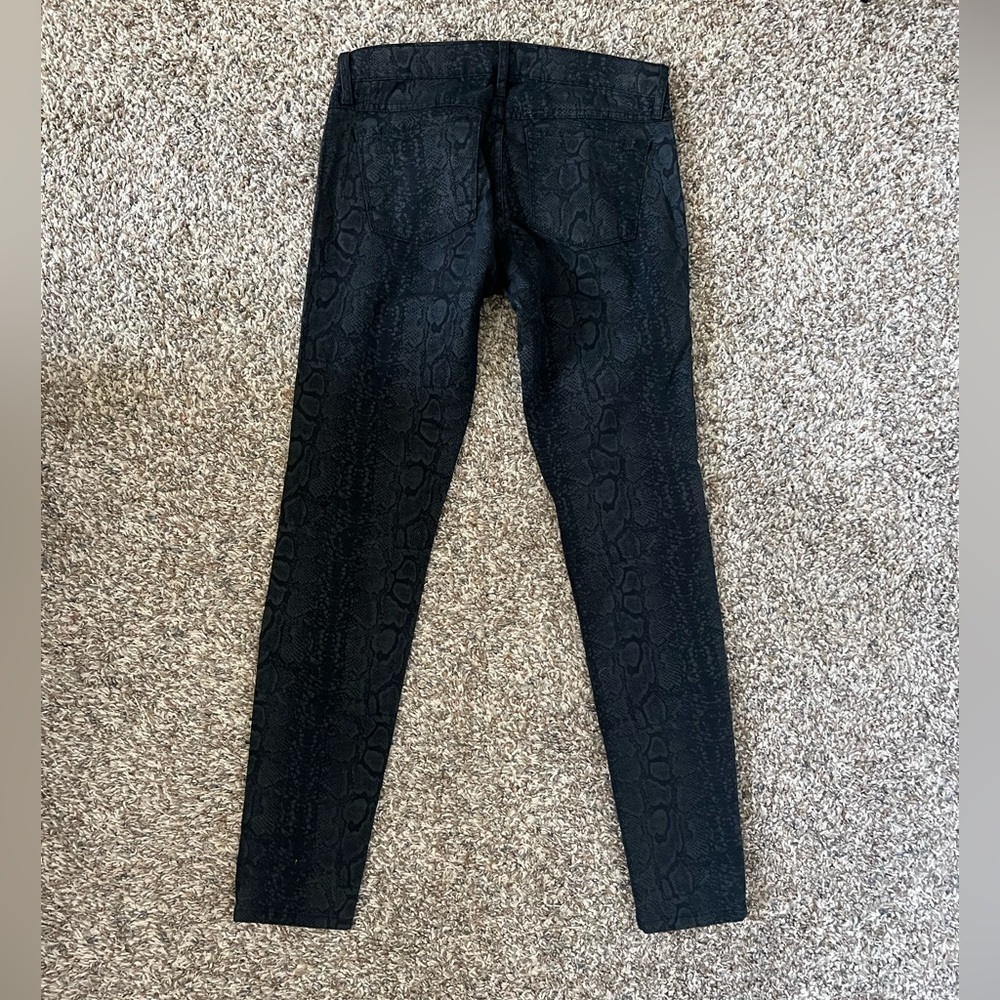 Flying Monkey Python Print Skinny Jeans - Picture 4 of 4